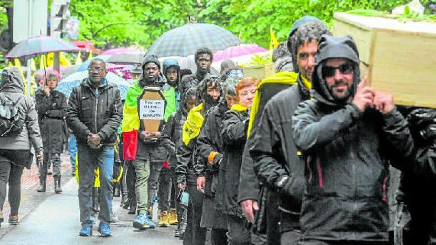 Concluye la primera caravana  en Euskadi por los inmigrantes