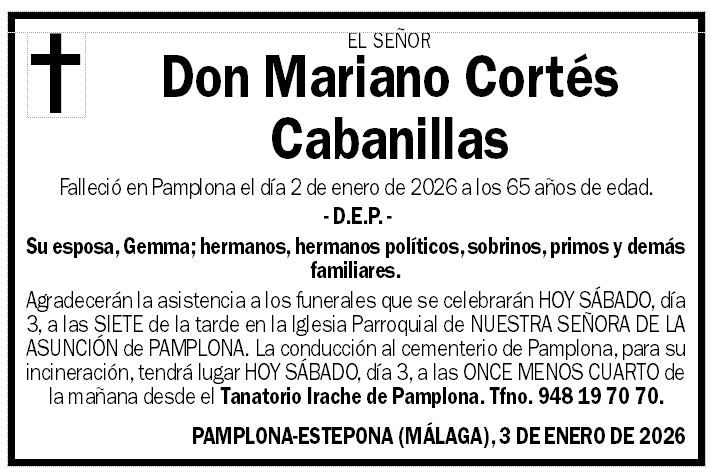 Mariano Cortés Cabanillas