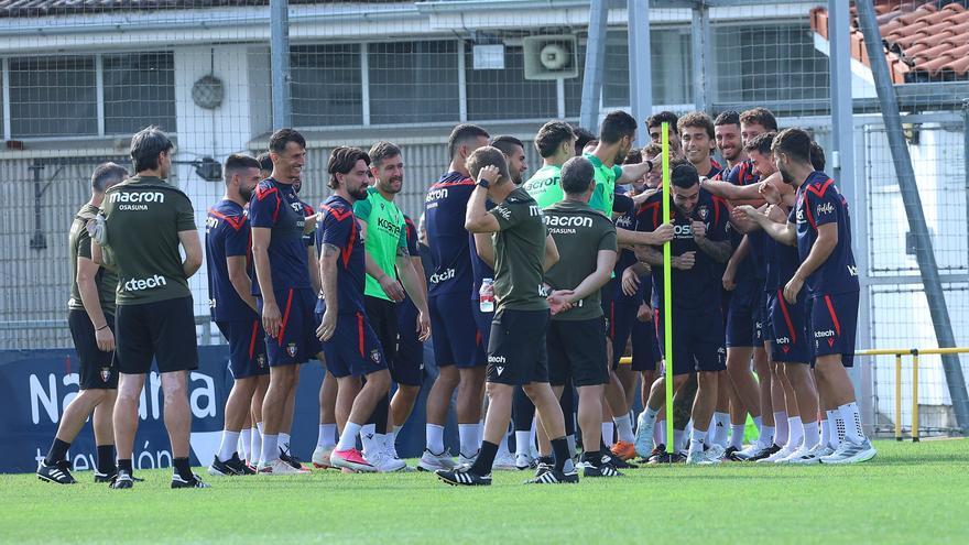 Fotos del entrenamiento de Osasuna de este domingo 16 de agosto
