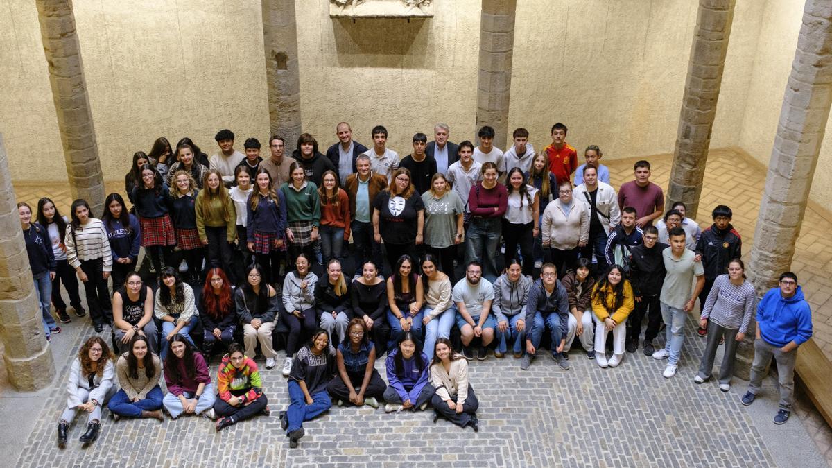 Los 74 jóvenes que participaran en el programa