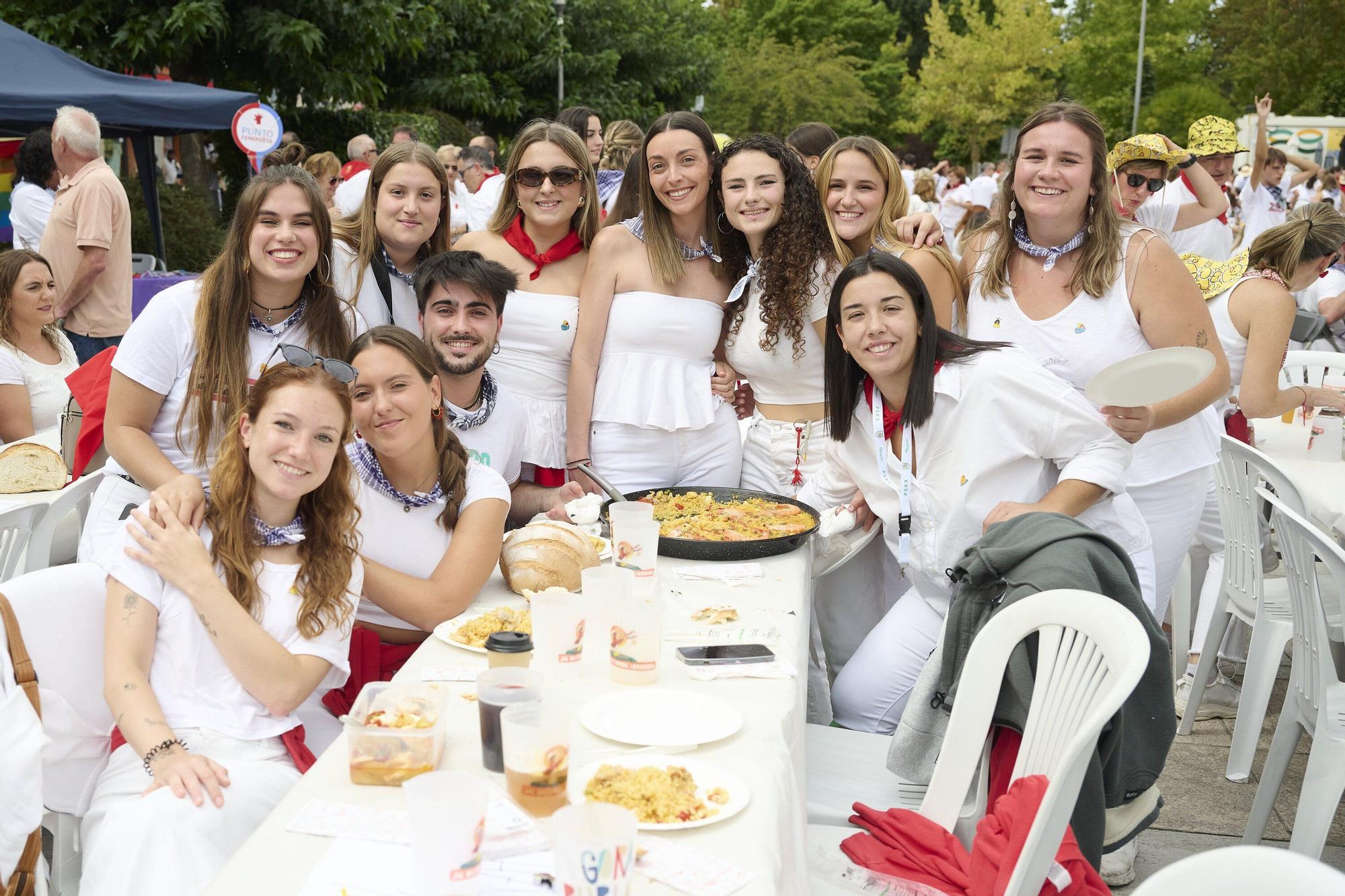Fotos de la comida del pato en Zizur