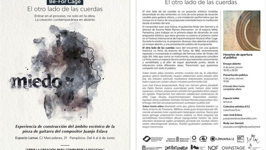 Be-fore Cage se adelanta al festival, que este año se centrará en el miedo como motor creativo