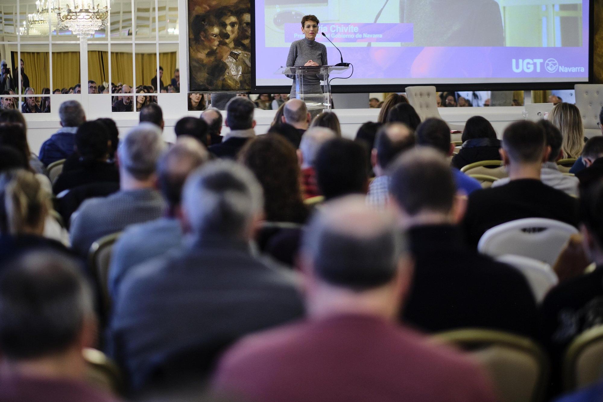 Jornada sobre negociación colectiva del sindicato UGT de Navarra