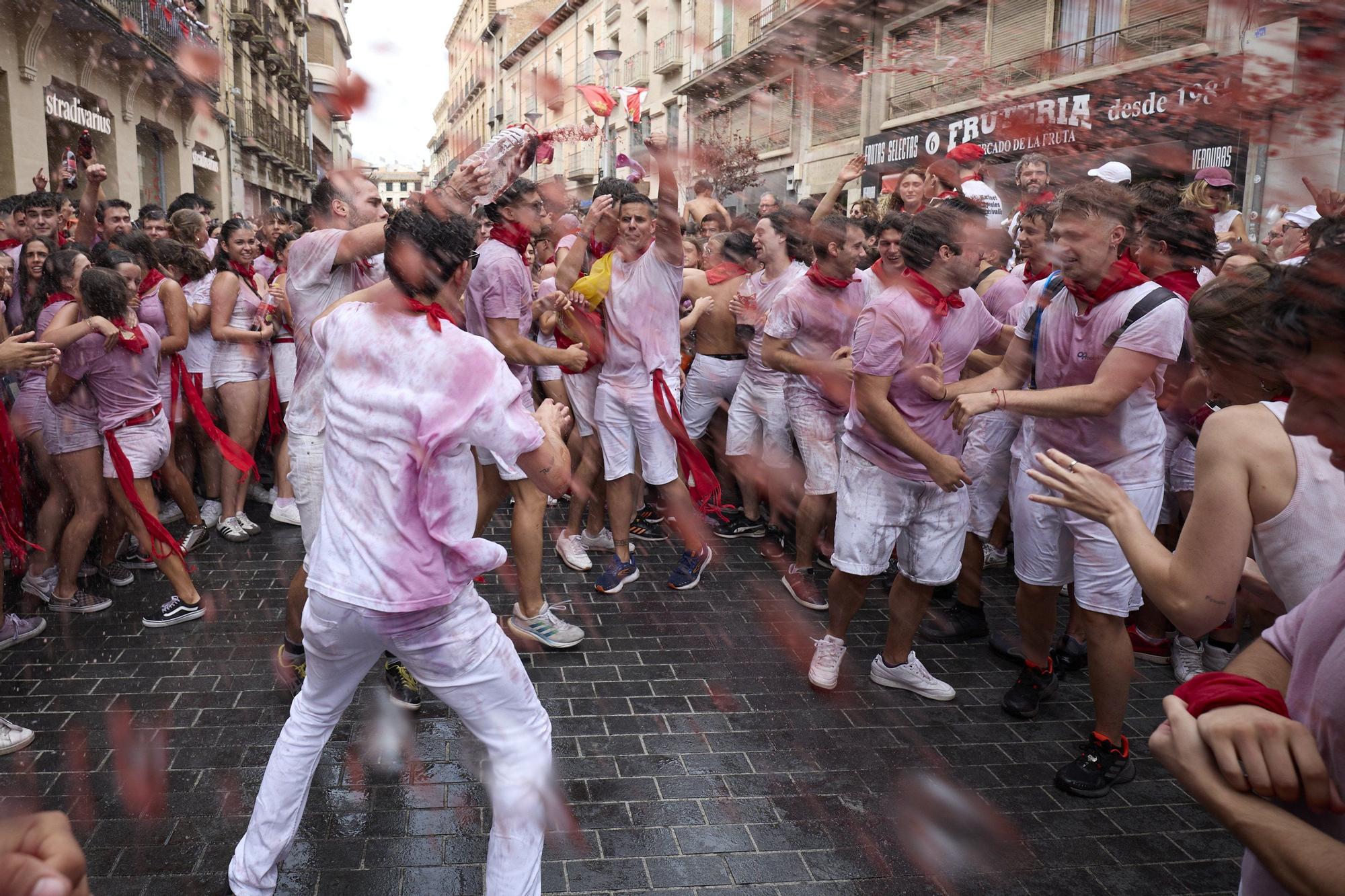 Fotos del cohete de las fiestas de Tudela 2025