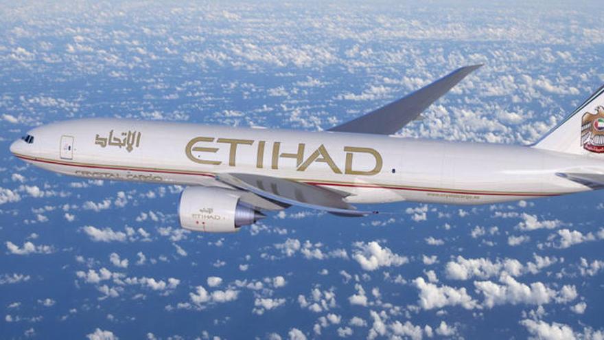 Un avión de Etihad Airways.