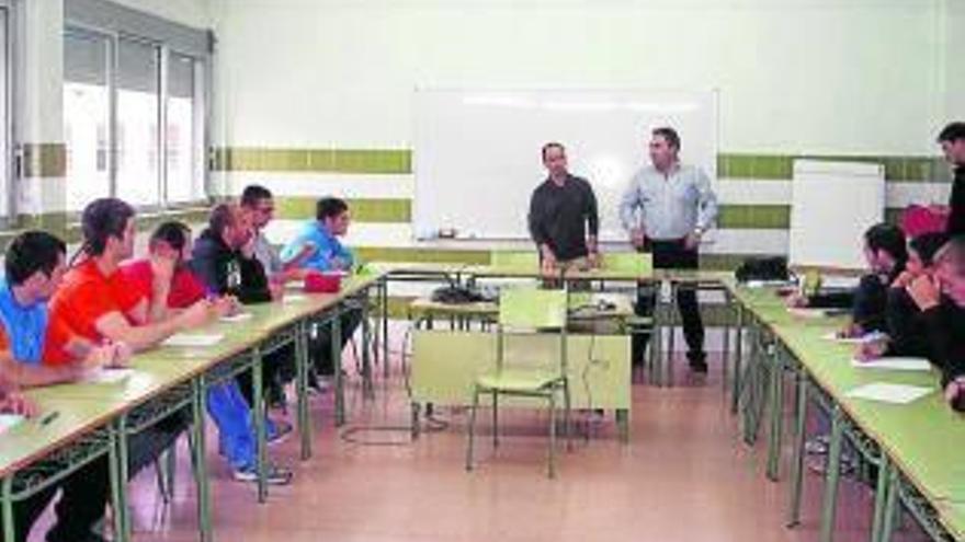 El taller fue en el instituto de FP de Alsasua.