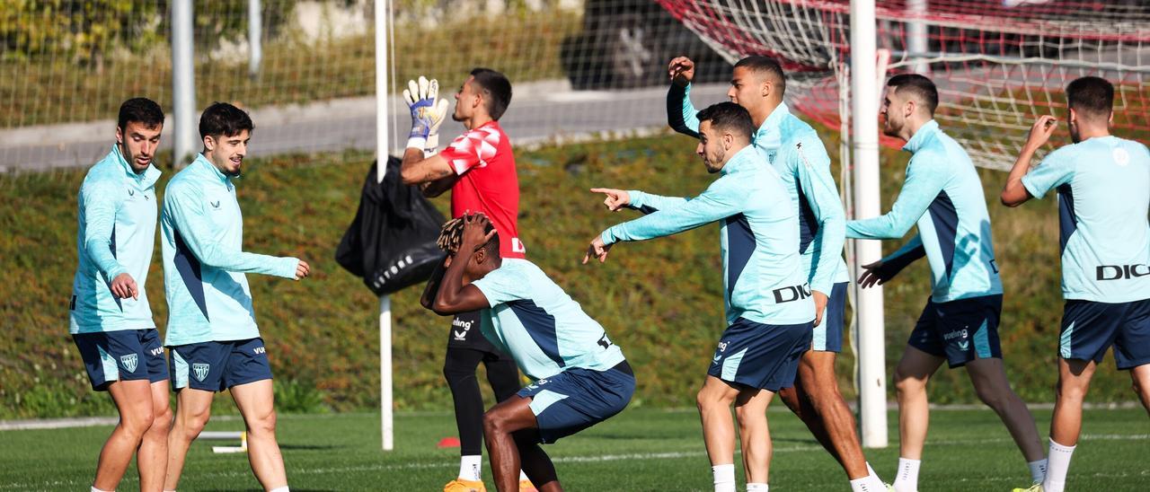En imágenes: entrenamiento del Athletic