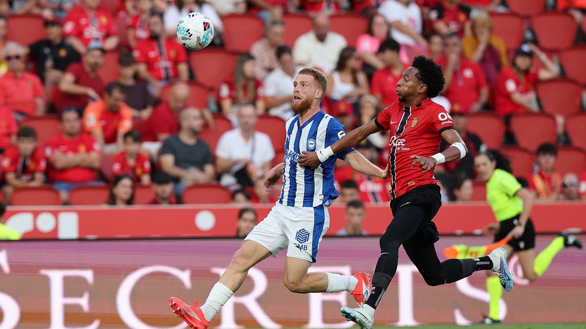 En imágenes: El Alavés pierde ante el Mallorca en Son Moix