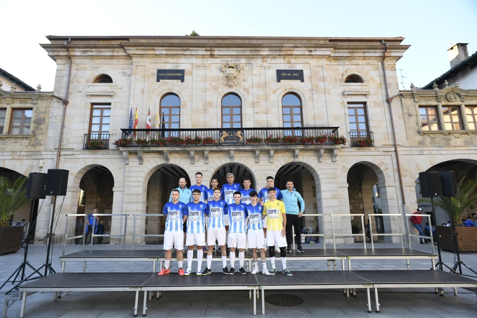 Presentación de los clubes deportivos de Urretxu y Zumarraga