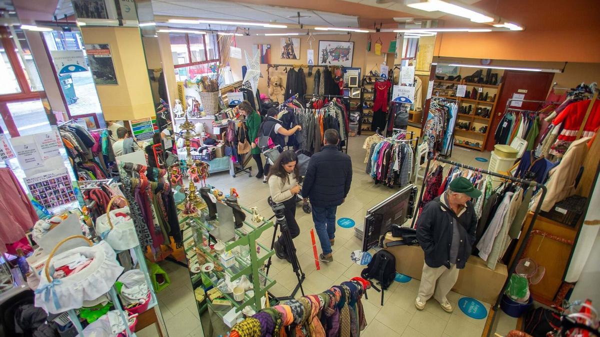 La tienda de la ONG Madre Coraje en la Milagrosa