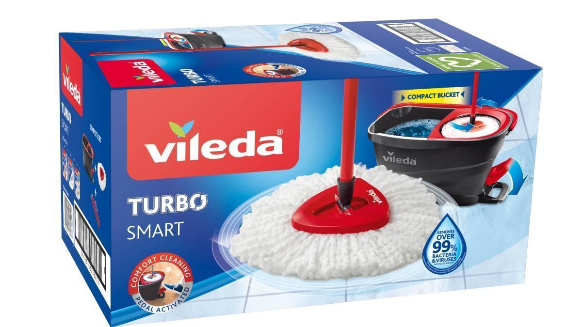 Kit Turbo Smart mopa + cubo VILEDA