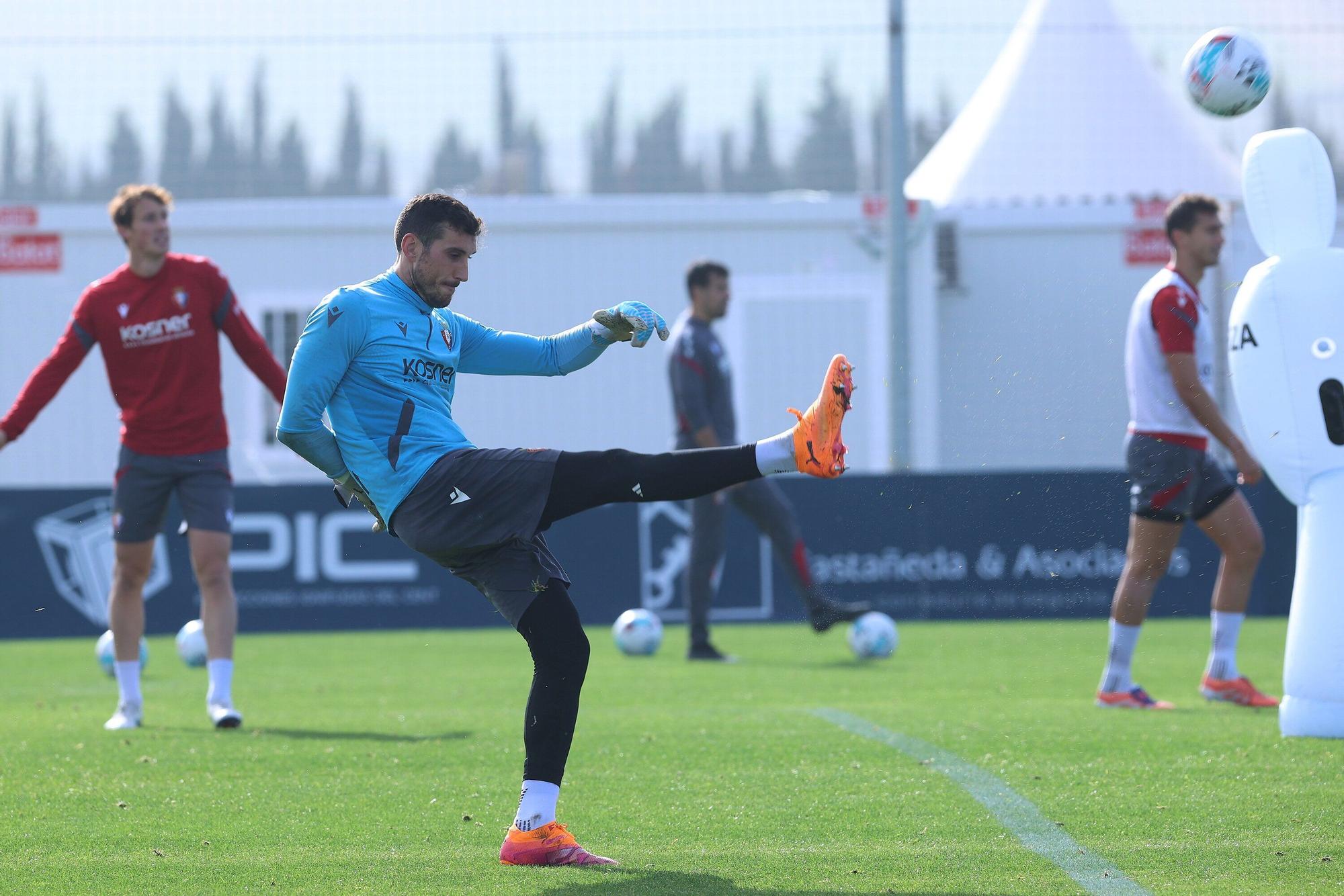 Entrenamiento de Osasuna de este domingo