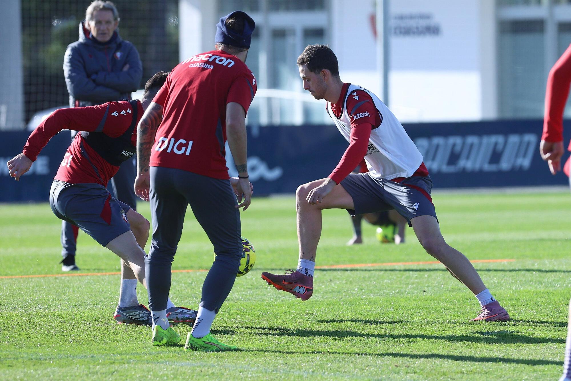 Fotos del entrenamiento de Osasuna de este martes 9 de diciembre