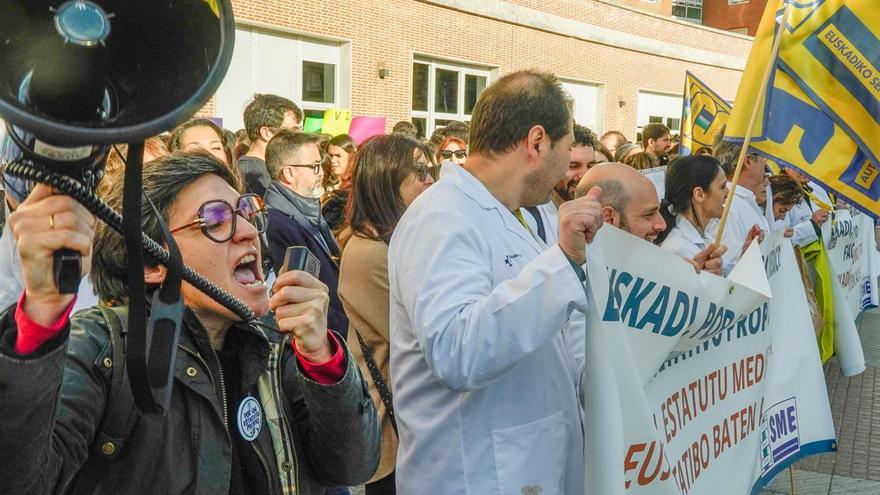 El Gobierno Vasco cifra en el 17% el seguimiento de la huelga de médicos de este pasado miércoles