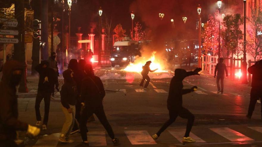 Protestas en Córcega.