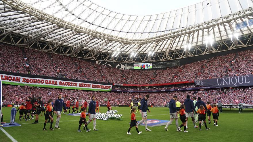 San Mamés vibra sin premio en la Champions