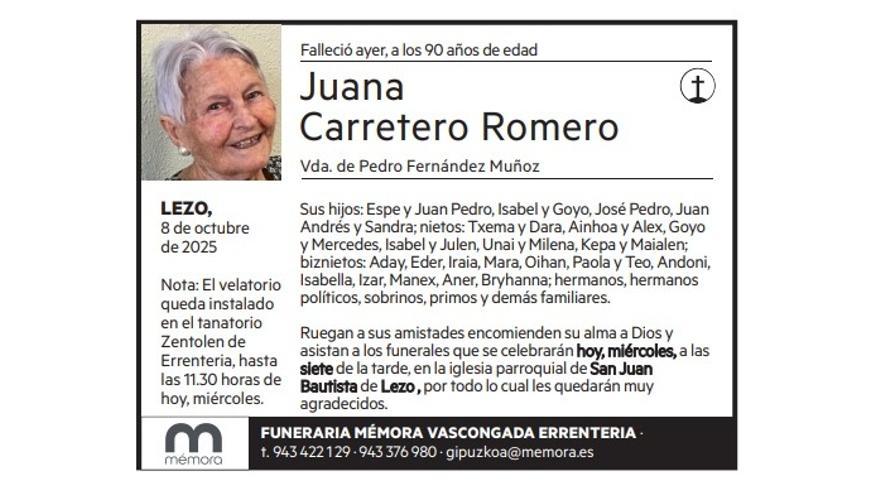 Juana Carretero Romero