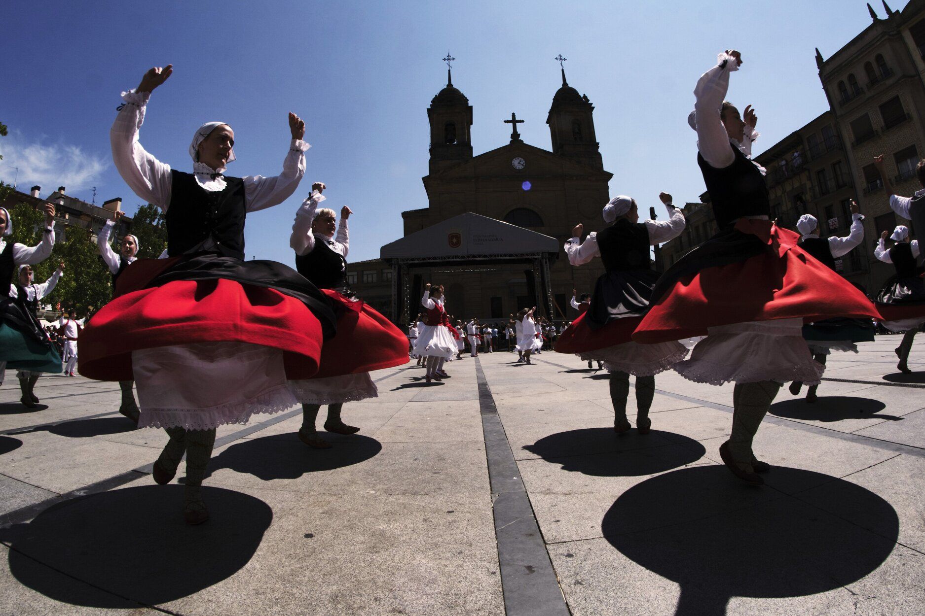 Fotos del inicio de las fiestas de Estella-Lizarra