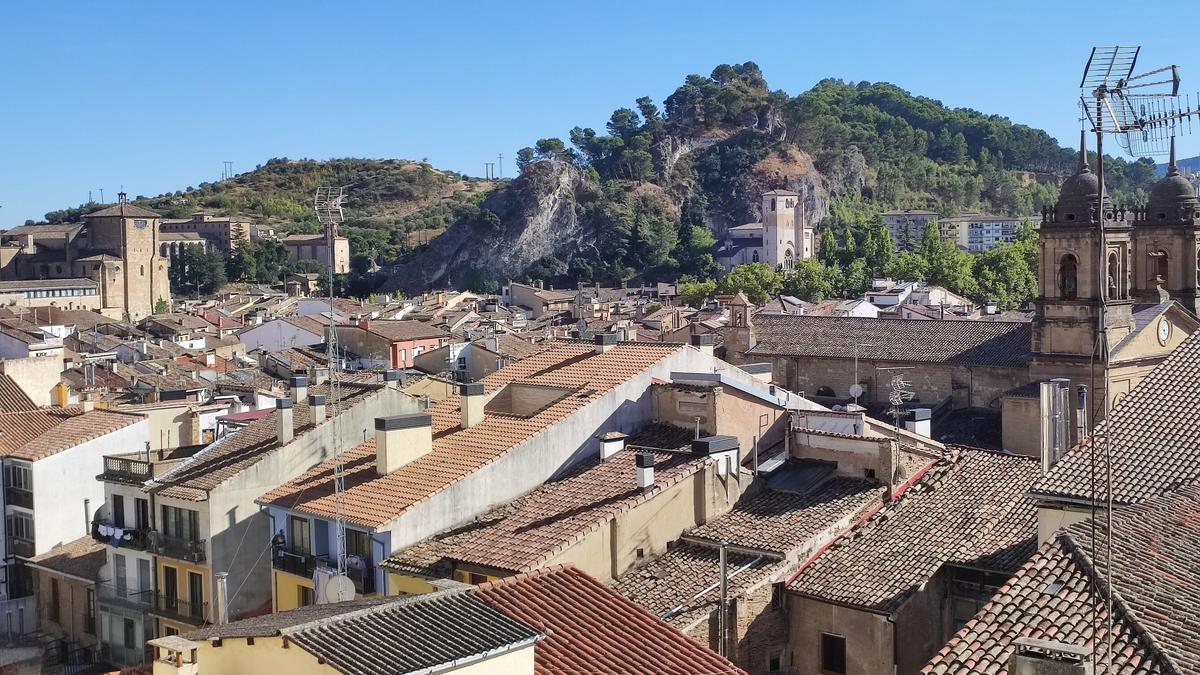 Vista de la parte vieja de Estella-Lizarra.