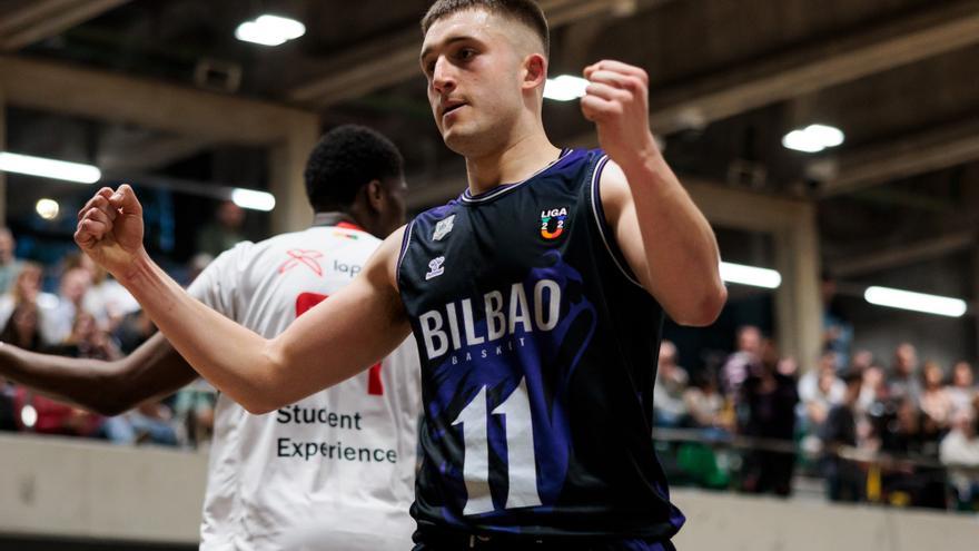El Bilbao Basket cierra la Liga U con triunfo y exhibición de Urko Madariaga