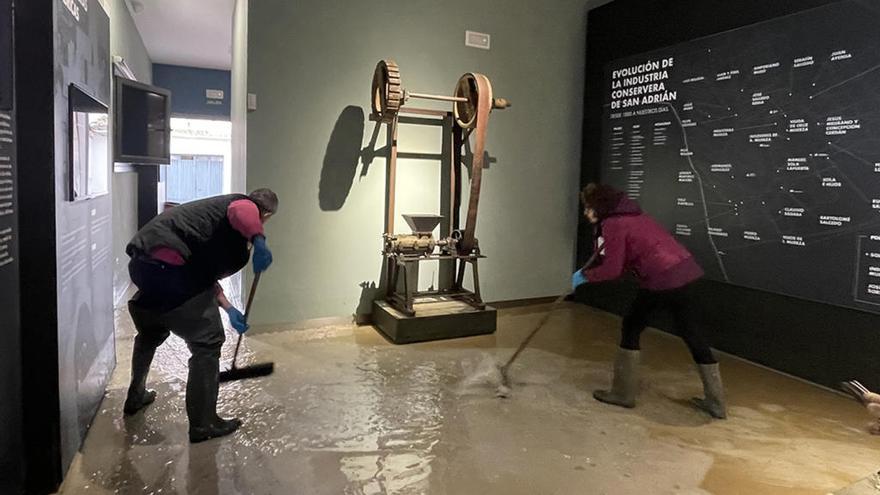 San Adrián destina 200.000 euros a reparar los daños de la riada