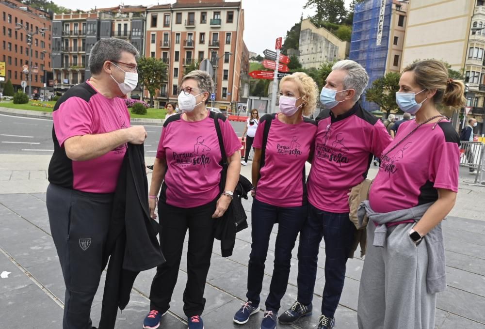 Marcha de ACAMBI contra el cáncer de mama en Bilbao