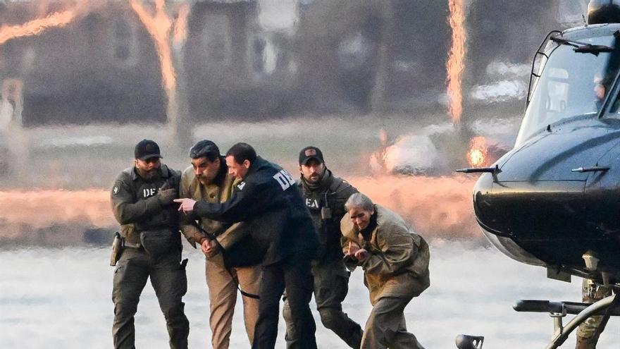 Maduro y su esposa resultaron heridos al intentar huir durante su captura