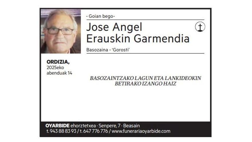 Jose Angel Erauskin Garmendia