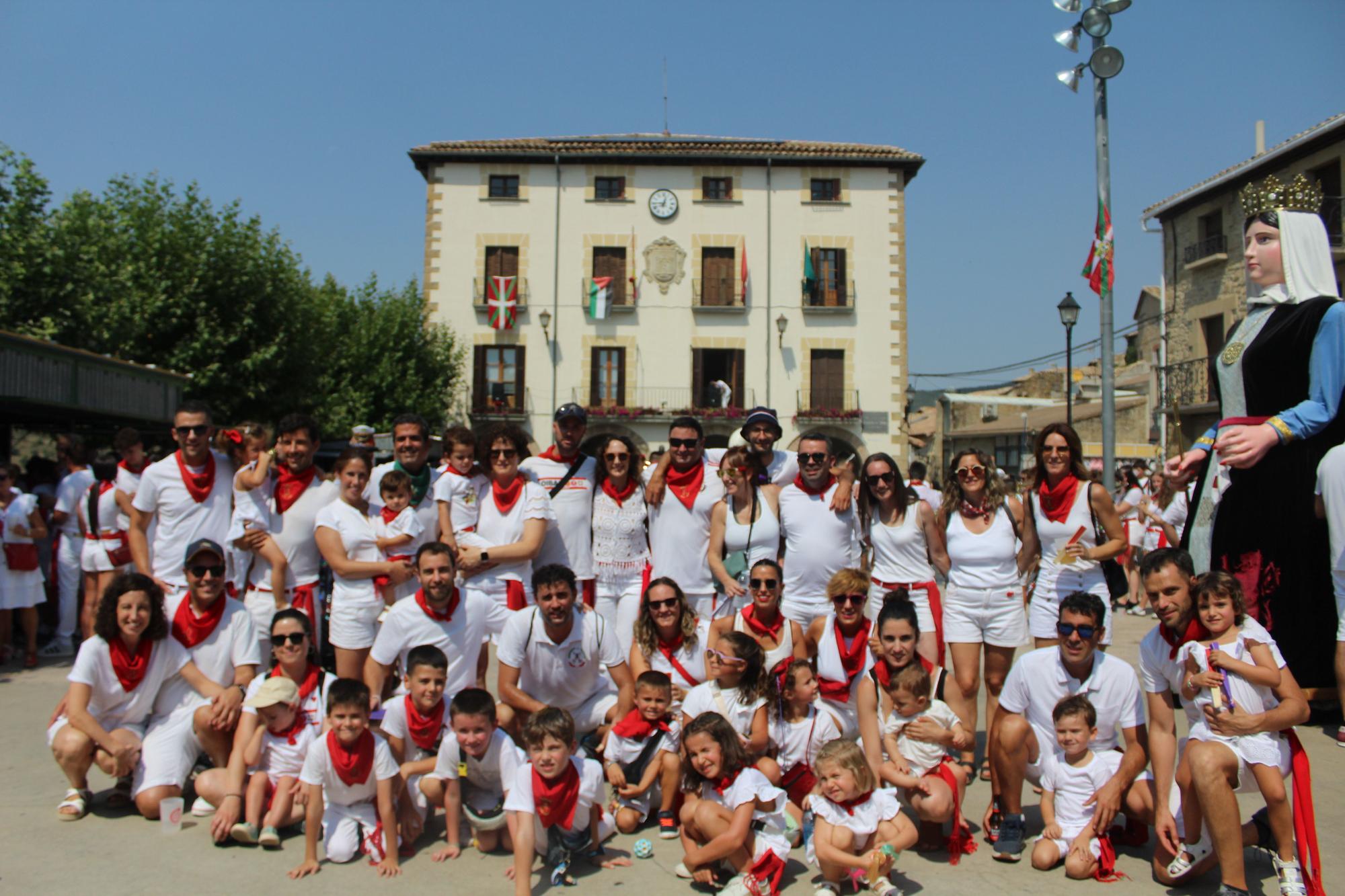 Fotos del inicio de las fiestas de Aibar