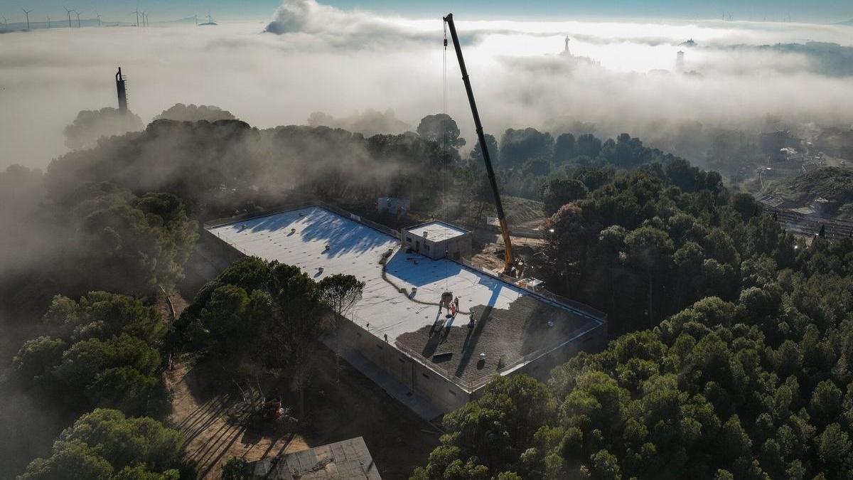 Vista aérea de los nuevos depósitos.