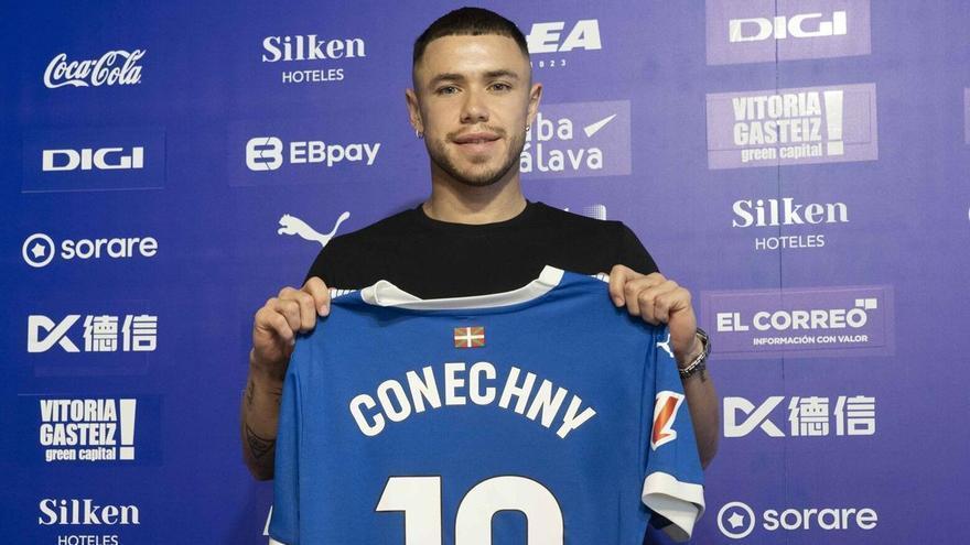 Conechny: "Estoy ansioso por debutar en Mendizorroza"