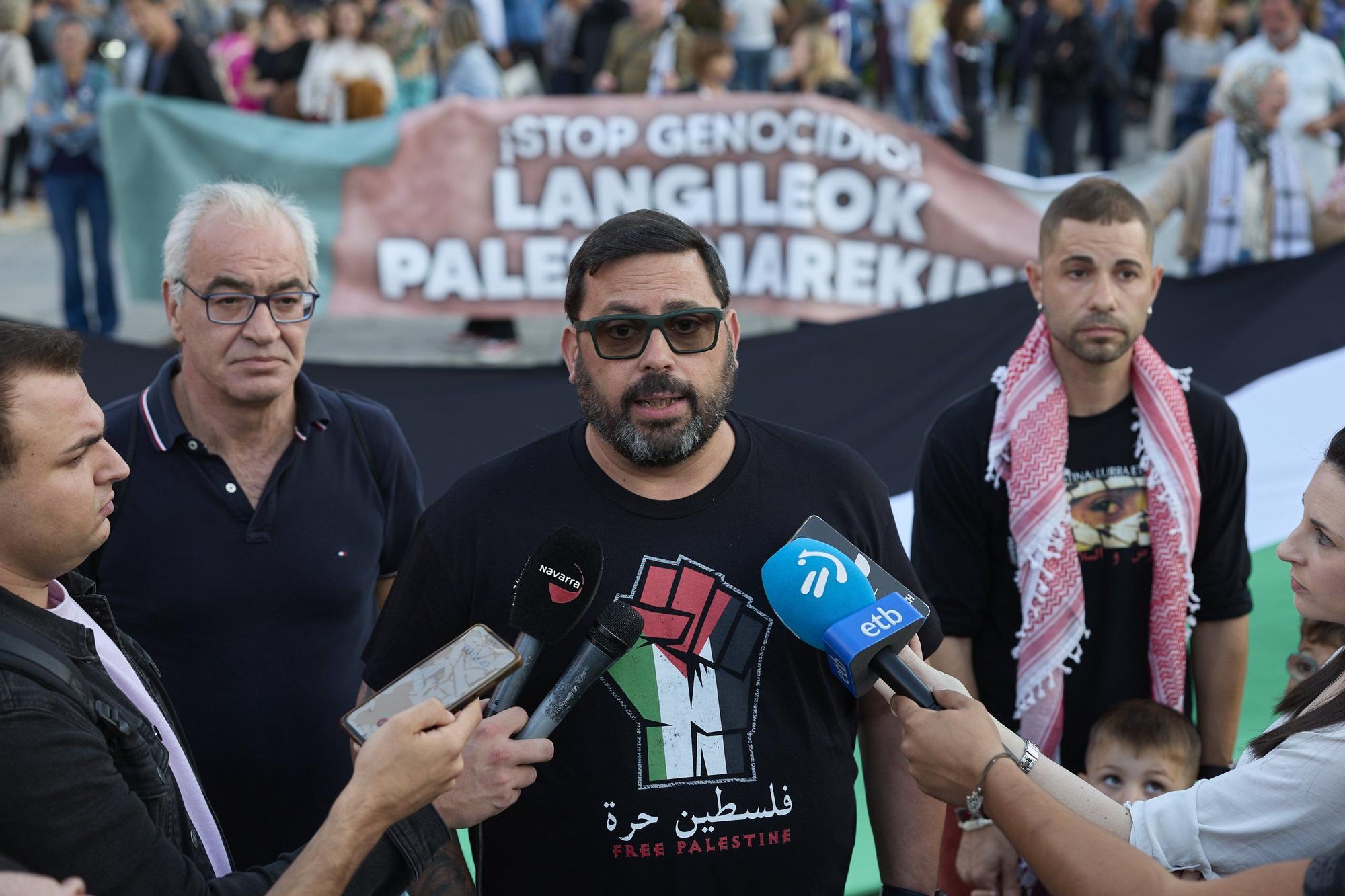 Huelga y paros en solidaridad con Palestina durante este miércoles en Navarra