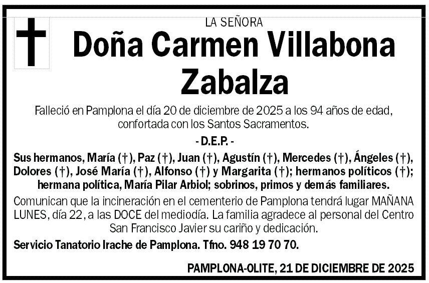 Carmen Villabona Zabalza