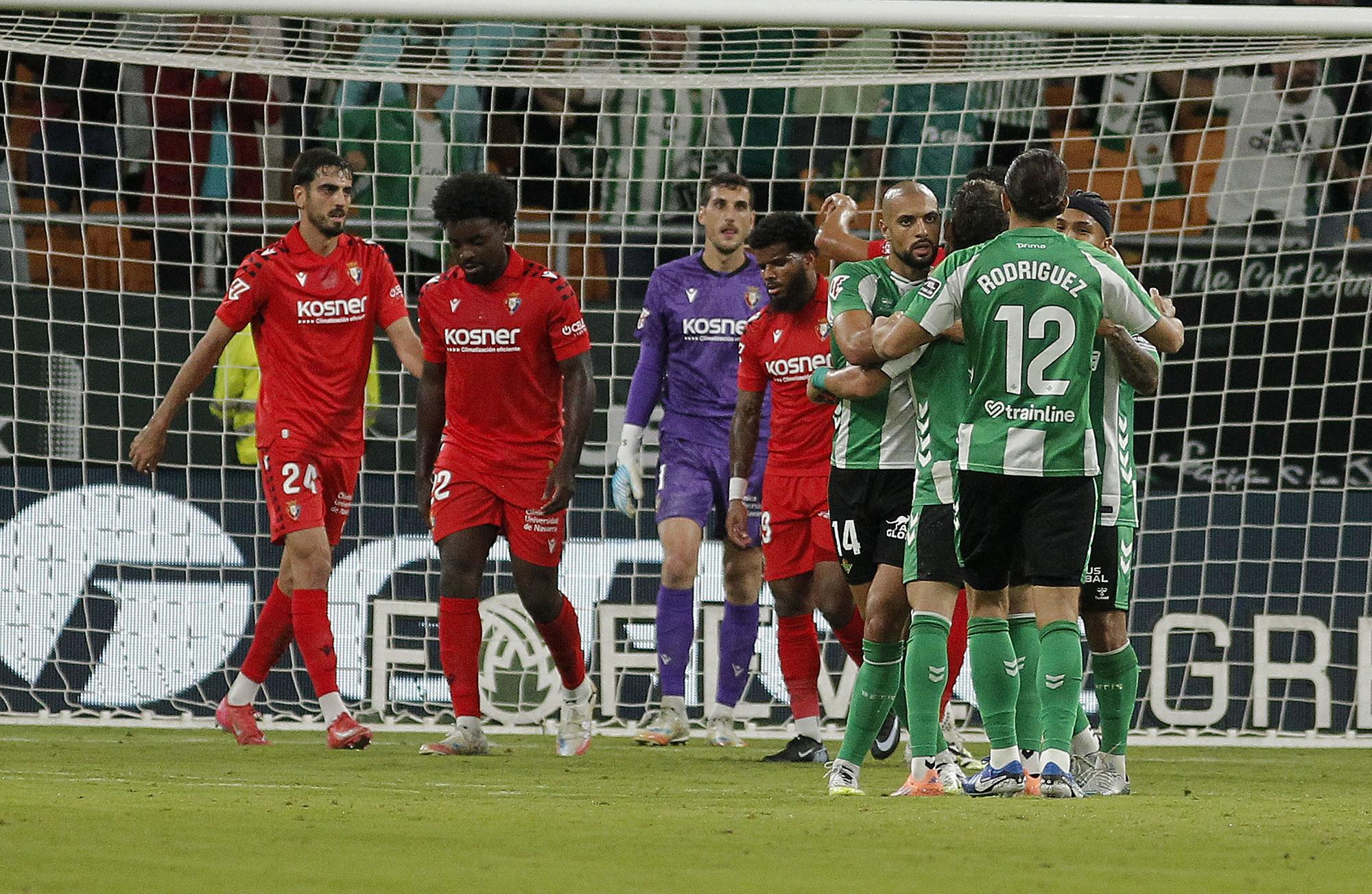 Fotos del partido entre Betis y Osasuna