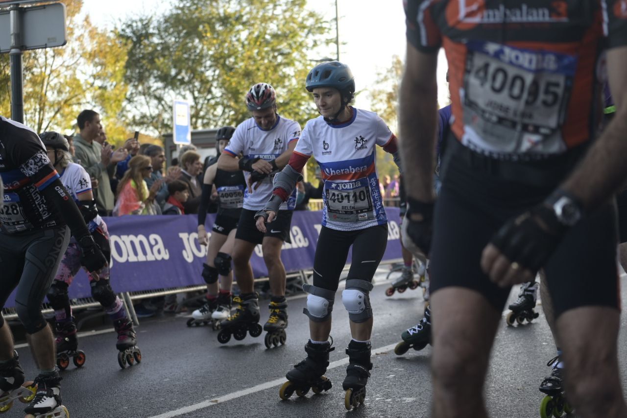 Ilusión y concentración en la salida de la Behobia-San Sebastián