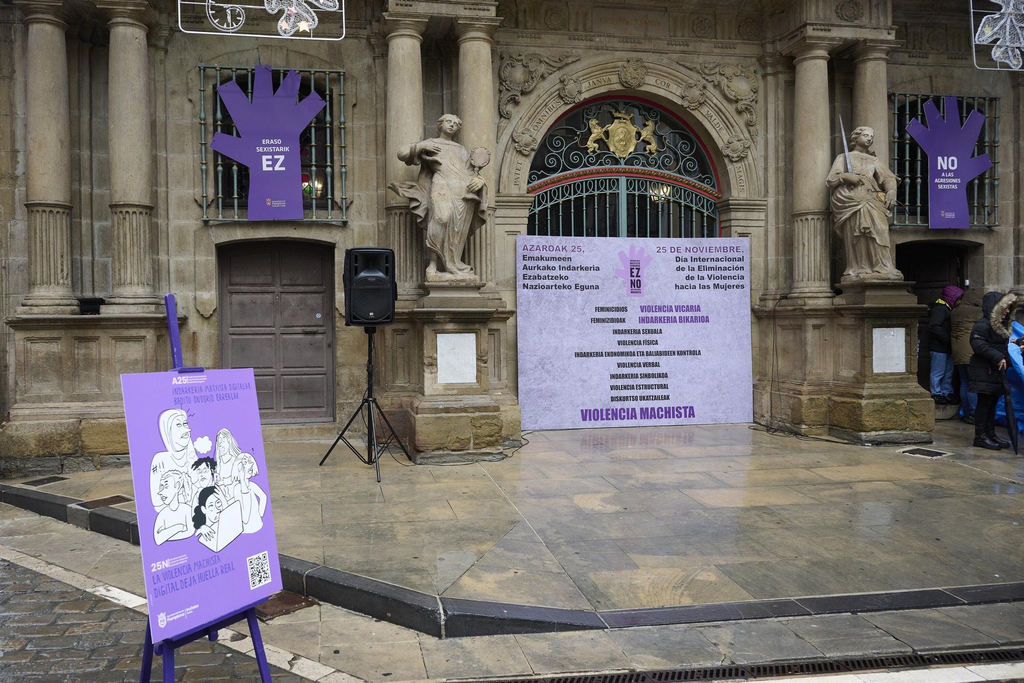 Navarra sale a la calle  este 25N contra la violencia machista