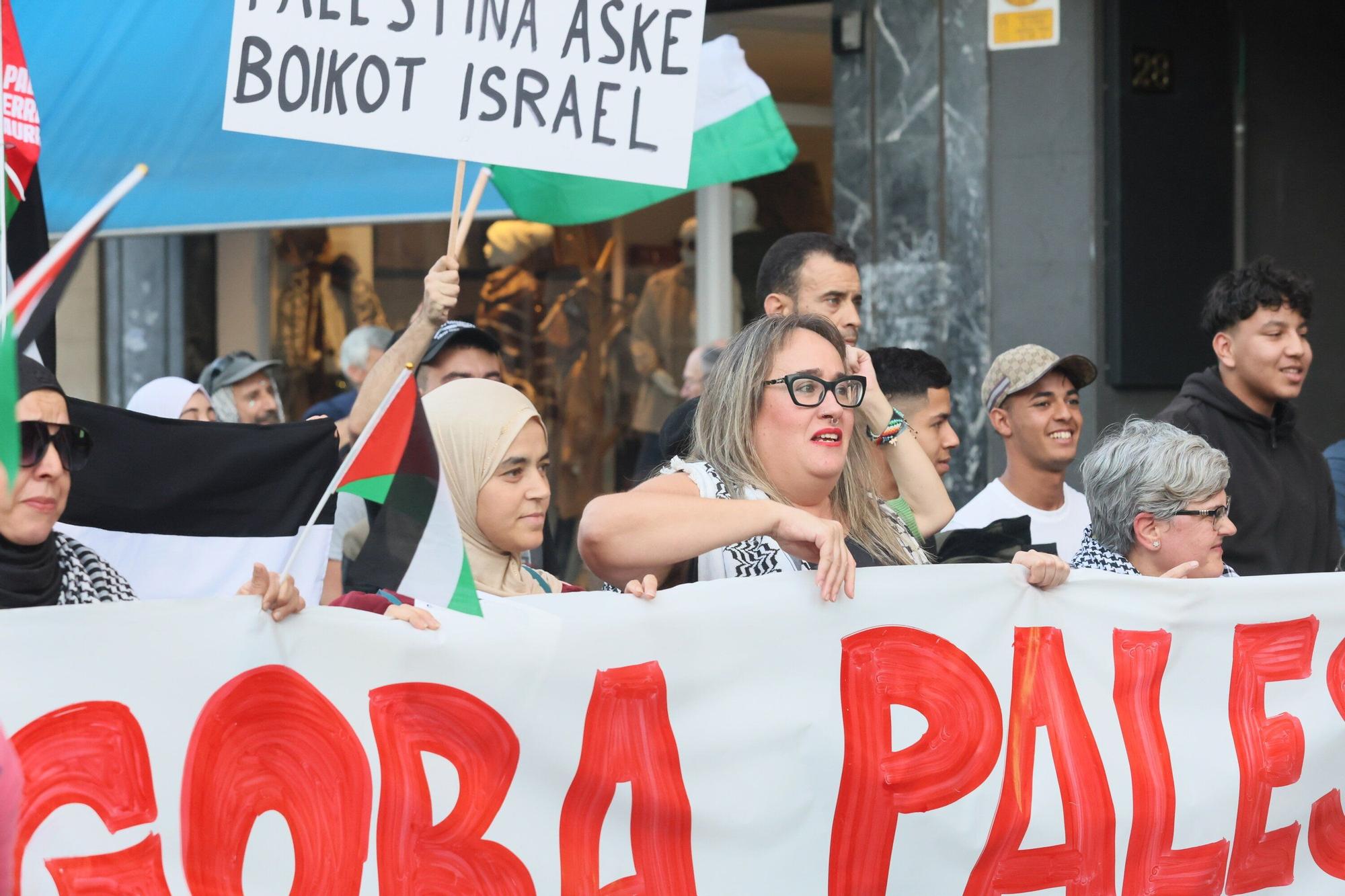 En imágenes: Vitoria protesta contra el genocidio en Gaza