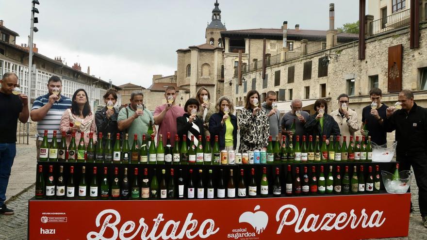 Gasteiz brinda con la nueva añada de Euskal Sagardoa