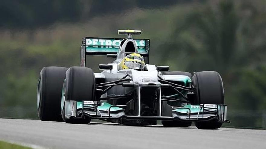Rosberg el mejor en el último ensayo libre en Sepang