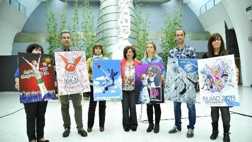 Elegidos los seis carteles finalistas de Aste Nagusia 2013