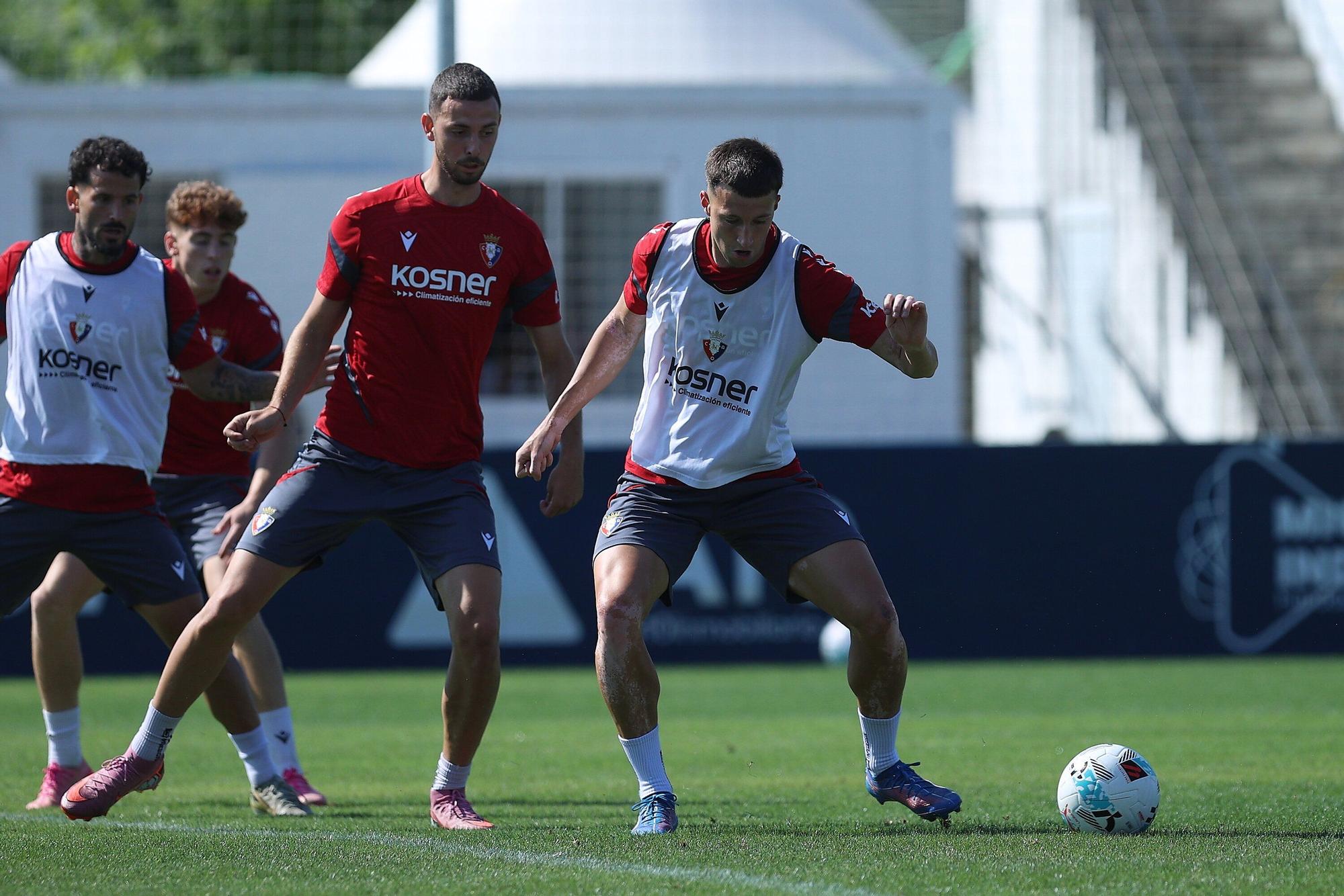 Fotos del entrenamiento de Osasuna (23/08/2025)
