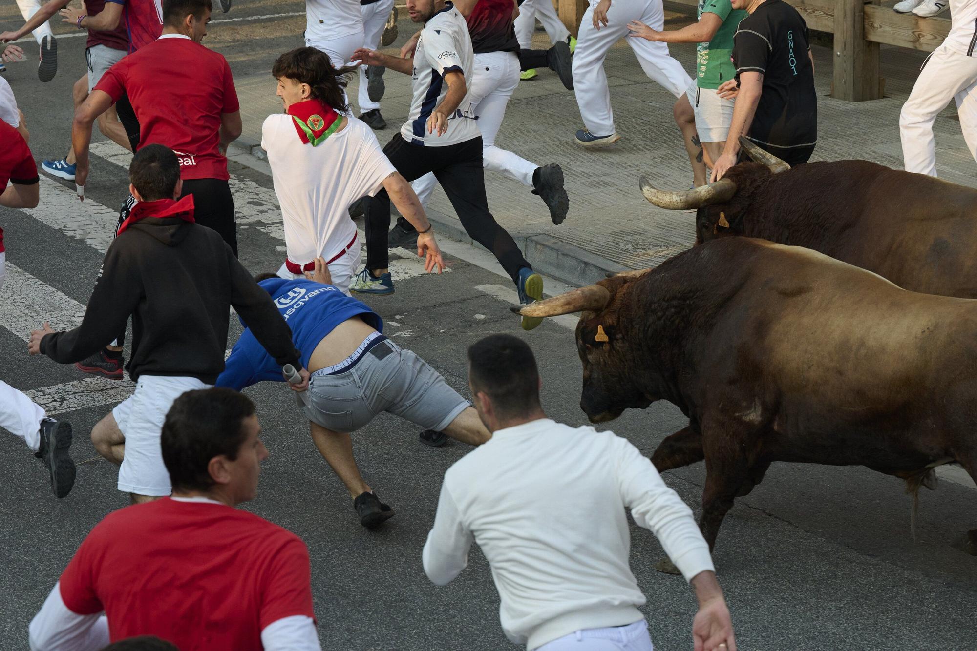 Fotos del sexto encierro de las fiestas de Tafalla 2025