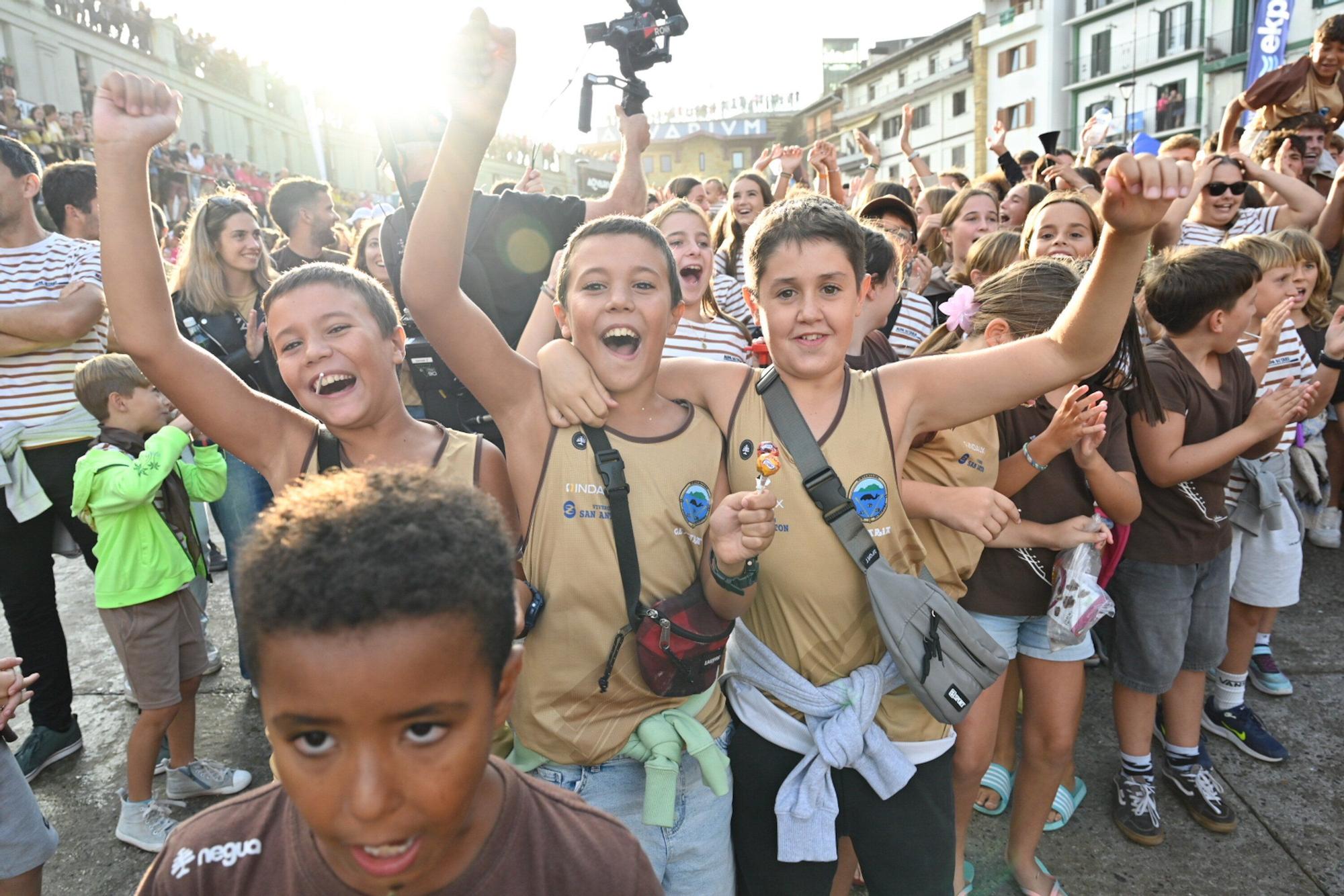 En imágenes: regata clasificatoria para la Bandera de La Concha
