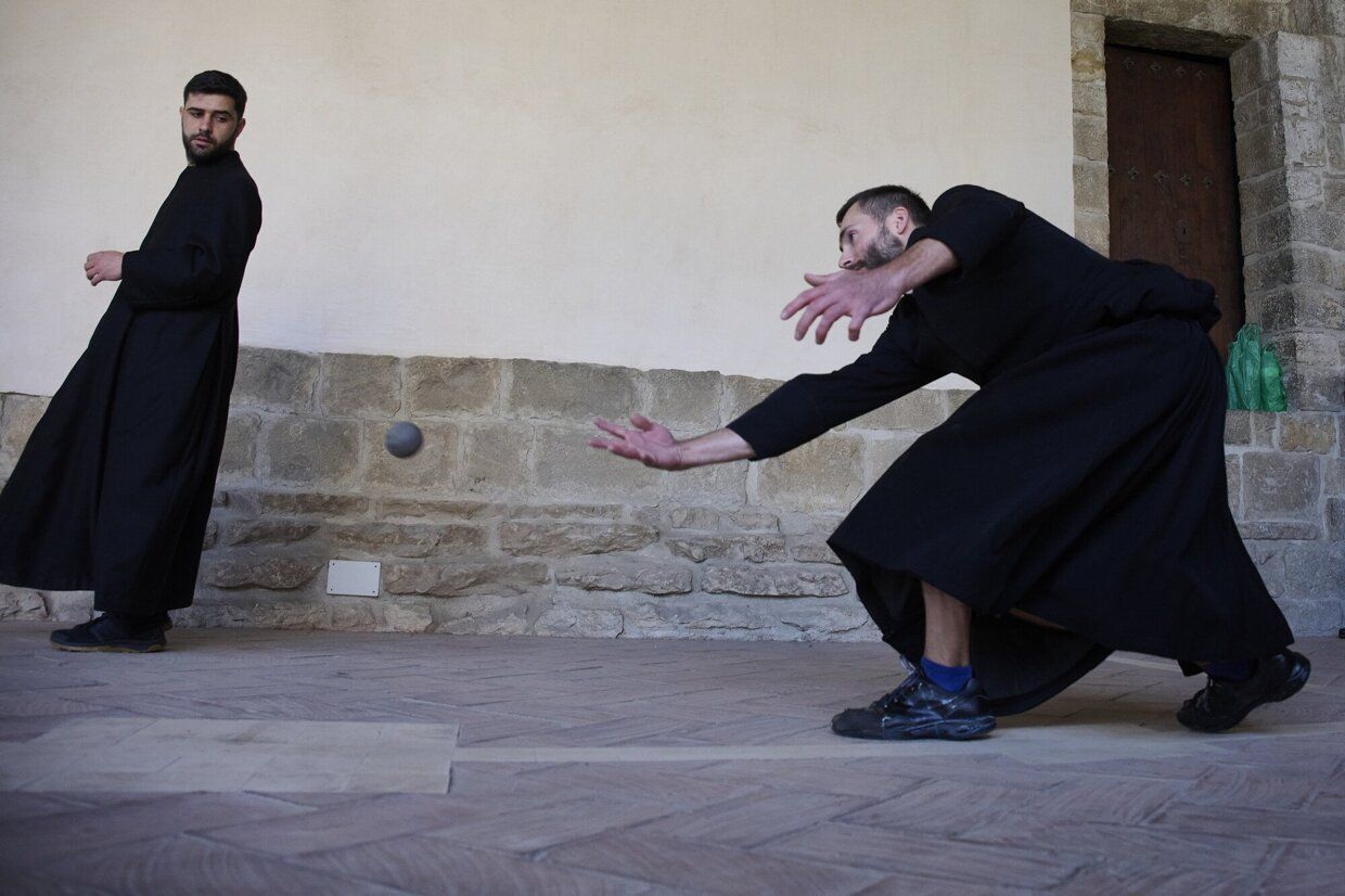 Partido de paxaka en la catedra de Pamplona