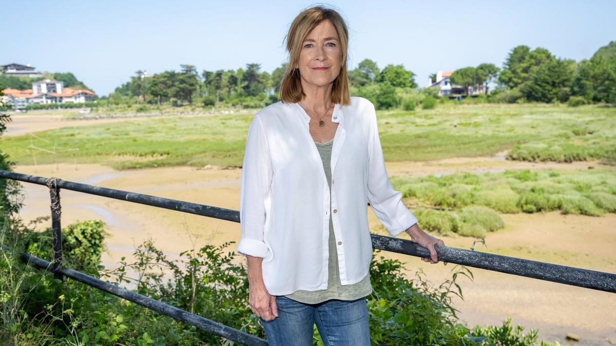 La presidenta del GBB de EAJ PNV Maria Eugenia Arrizabala, posando recientemente para una entrevista con Noticias de Gipuzkoa.