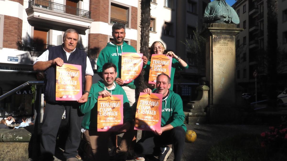 Presentacion del encuentro de txarangas que va a tener lugar en la villa armera este sábado.