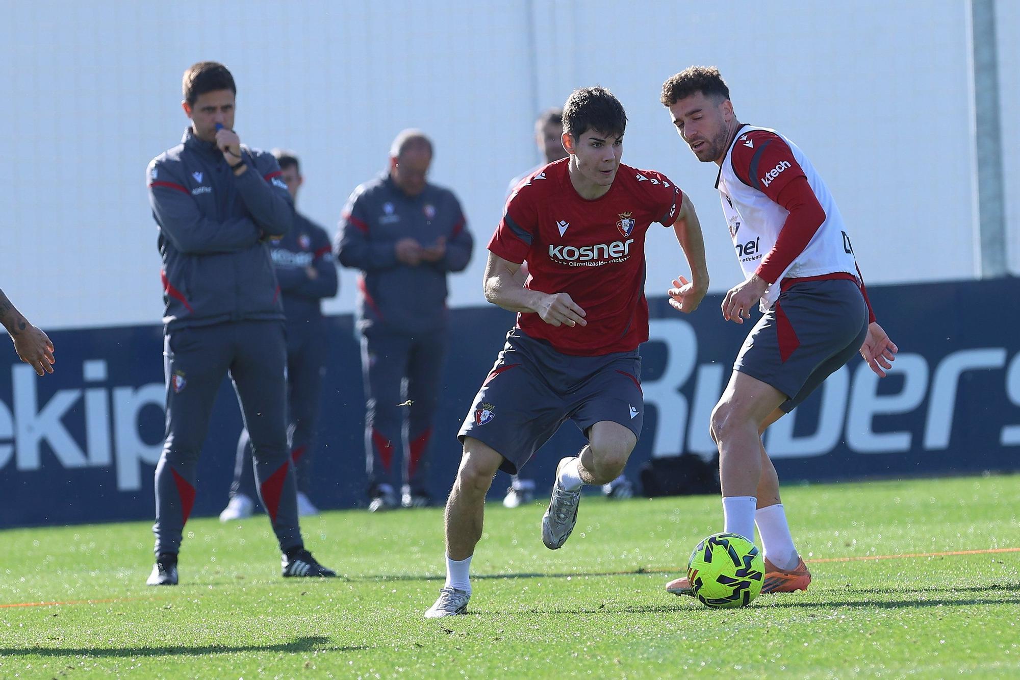 Fotos del entrenamiento de Osasuna de este miércoles 12 de noviembre