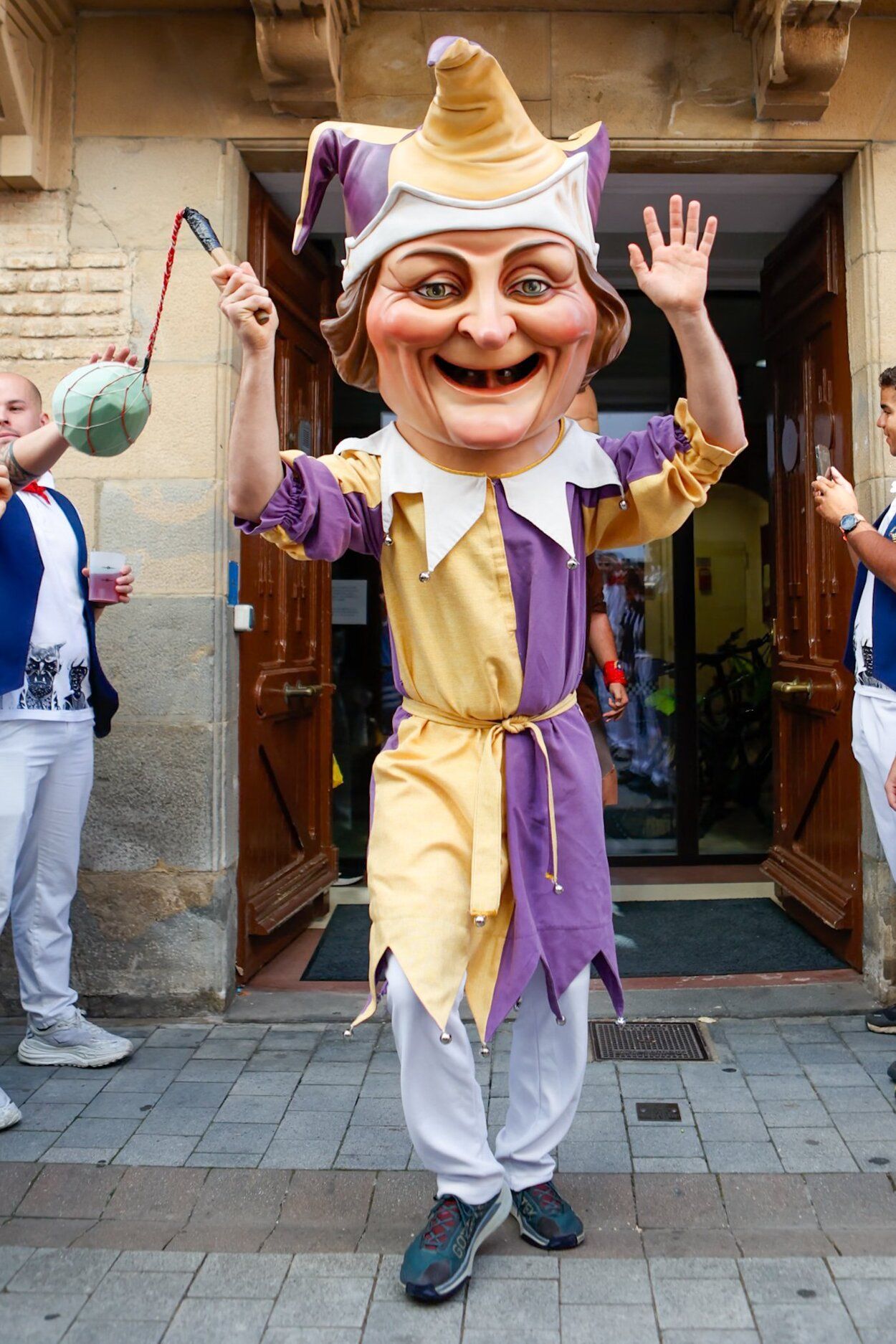 Fotos del chupinazo de fiestas de Villava-Atarrabia