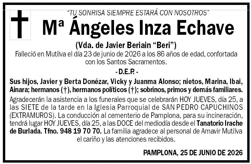 Mª Ángeles Inza Echave