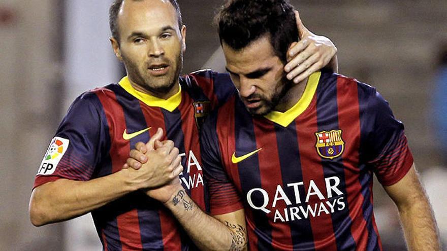 Cesc hace más líder al Barça